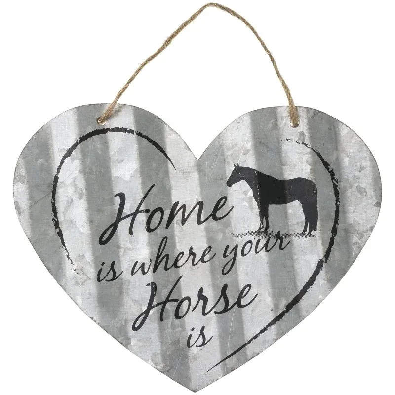 Heart Shaped Metal Sign - Image 2