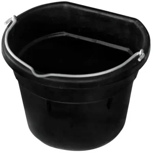 Heated Rubber Flat-Back Bucket