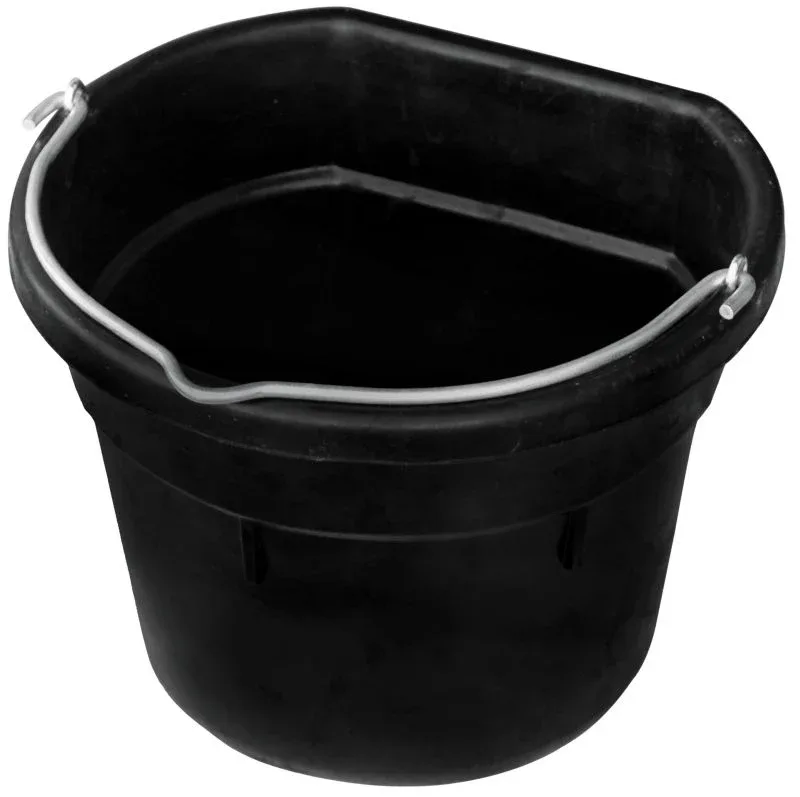 Heated Rubber Flat-Back Bucket