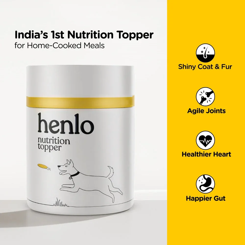 Henlo Everyday Topper for Home Cooked Food and Chicken Jerky Treats for Dogs Combo - Image 2