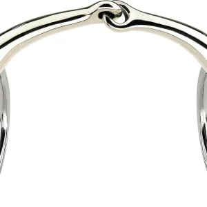 Herm Sprenger® Dynamic RS Sensogan® Single Joint Bradoon - 14mm mouth; 55mm rings