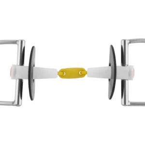 Herm Sprenger® Nathe D-Ring Snaffle Bit with 18 mm Double-Jointed Mouth