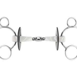 Herm Sprenger® Nathe Double-Jointed 3-Ring Bit with 20mm Mouth
