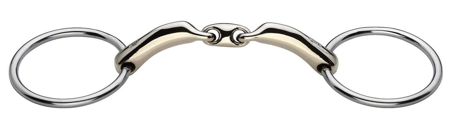 Herm Sprenger® NovoContact Double-Jointed Loose Ring Bit