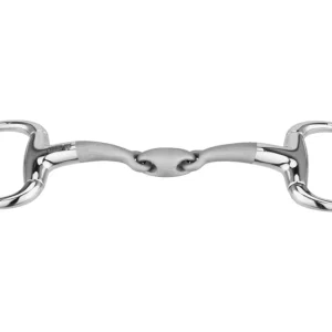 Herm Sprenger® Satinox Double-Jointed Eggbutt Bradoon with 14mm Mouth