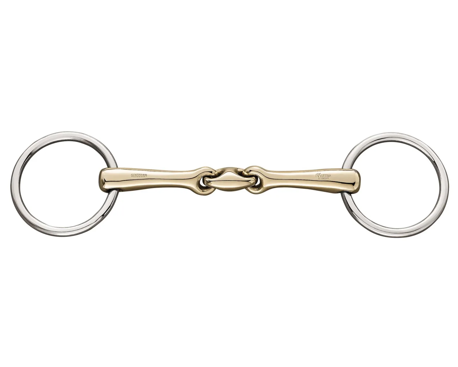 Herm Sprenger® Sensogan® KK Ultra Bradoon - 16 mm mouth; 55 mm rings