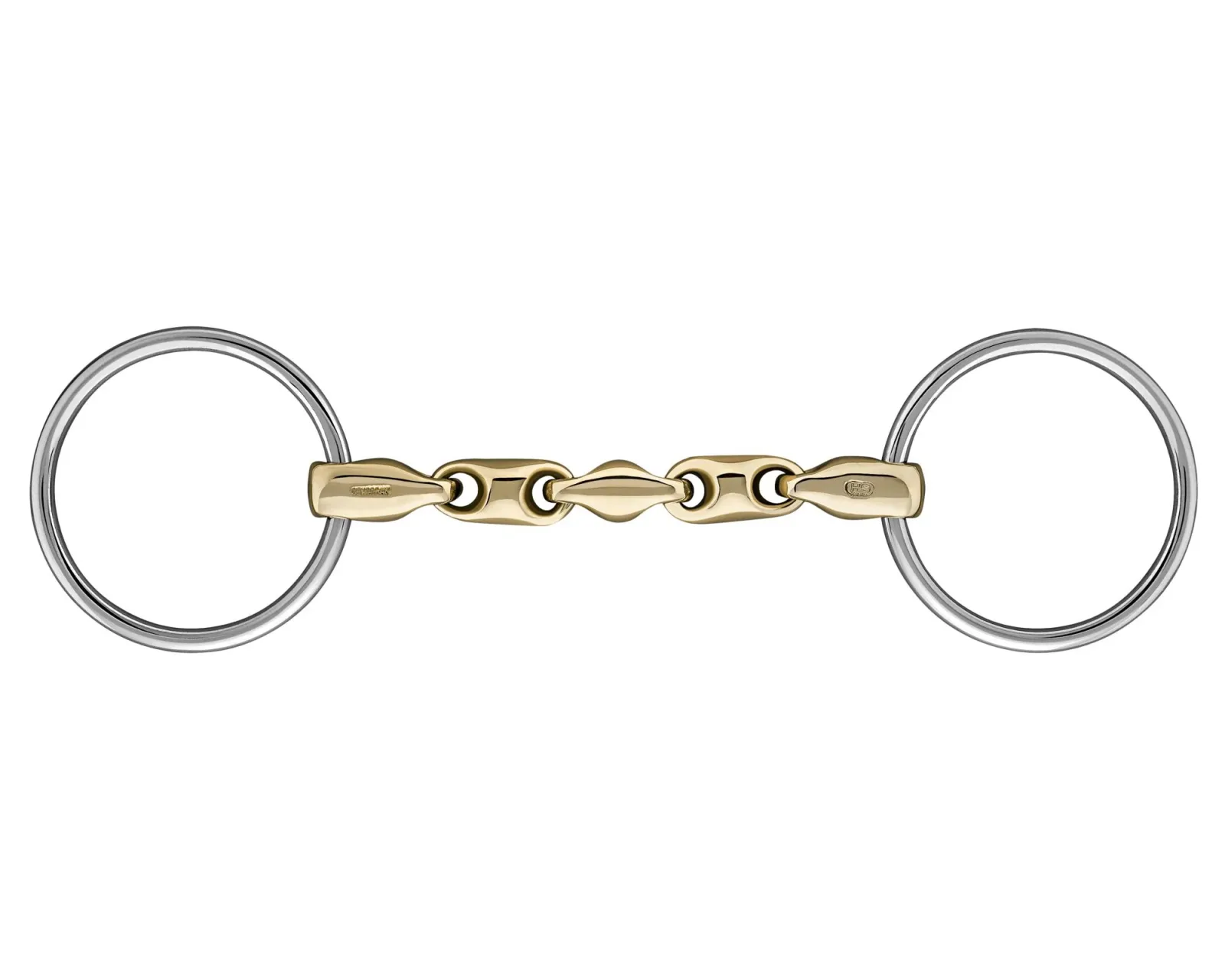 Herm Sprenger® Sensogan® Multi Joint Bit - 16 mm mouth; 70 mm rings