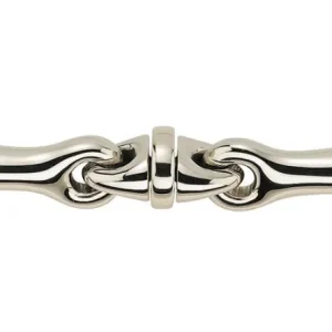 Herm Sprenger® WH Ultra Sensogan® Bradoon - 14mm mouth; 55mm rings