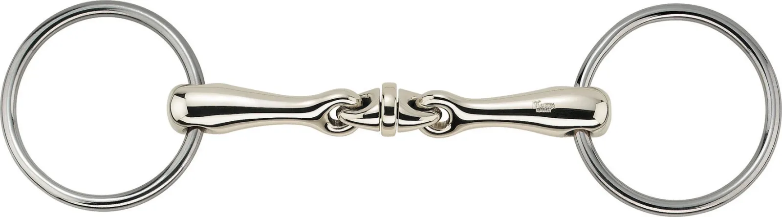 Herm Sprenger® WH Ultra Sensogan® Bradoon - 14mm mouth; 55mm rings