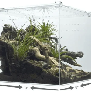 Herpcult Acrylic Enclosure Medium 8"x8"x8"