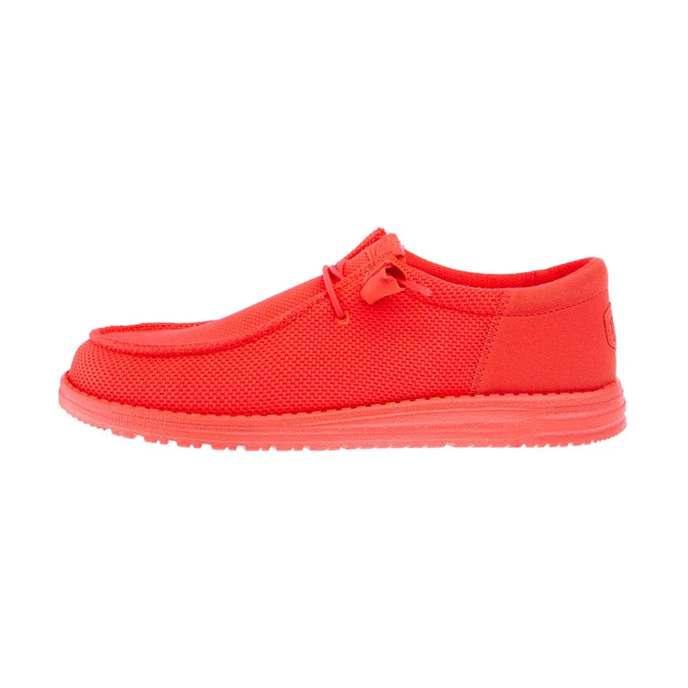 Hey Dude Men`s Fiery Coral Wally Funk Mono Casual - Image 2
