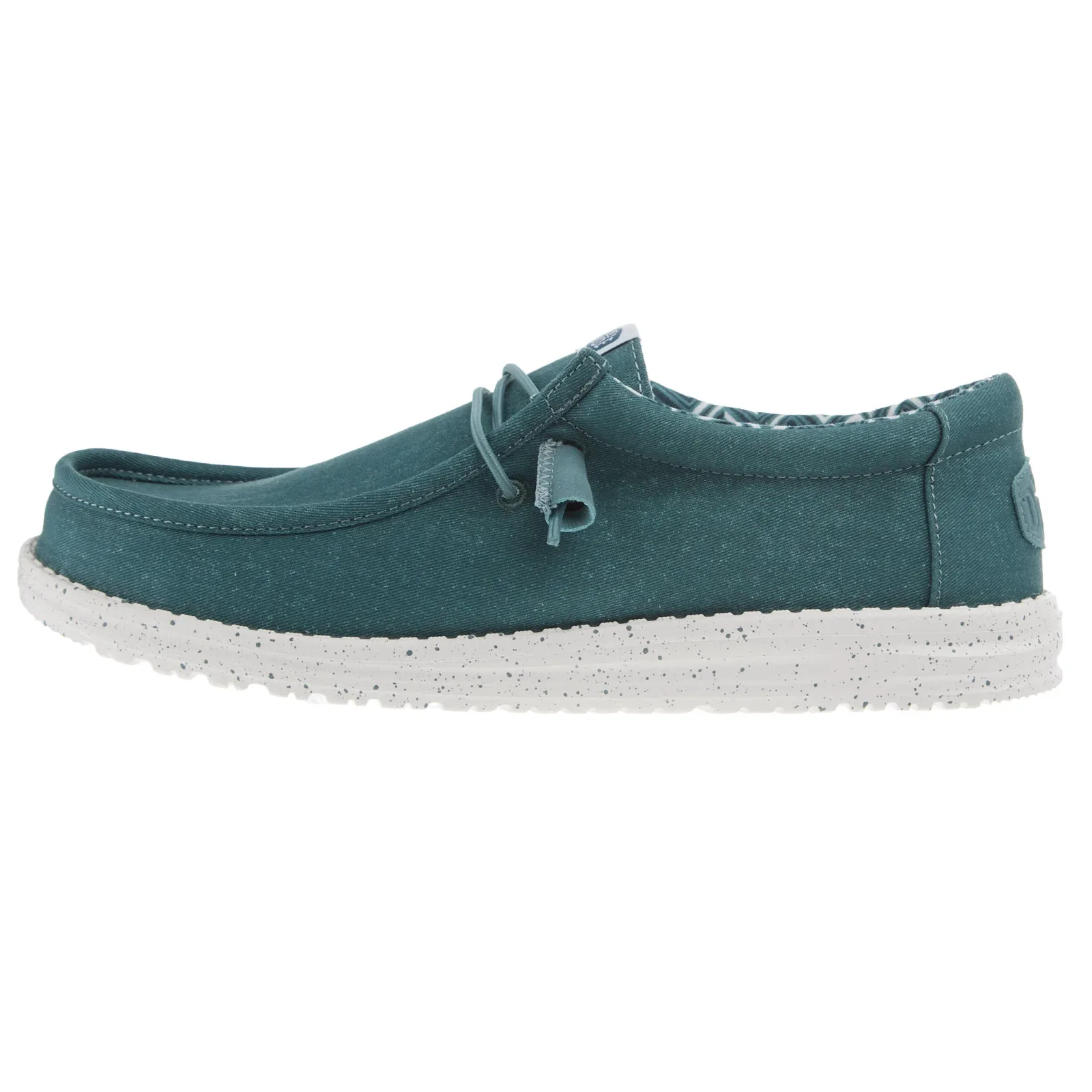 Hey Dude Mens North Atlantic Wally Stretch Canvas Casual Shoe - Image 2