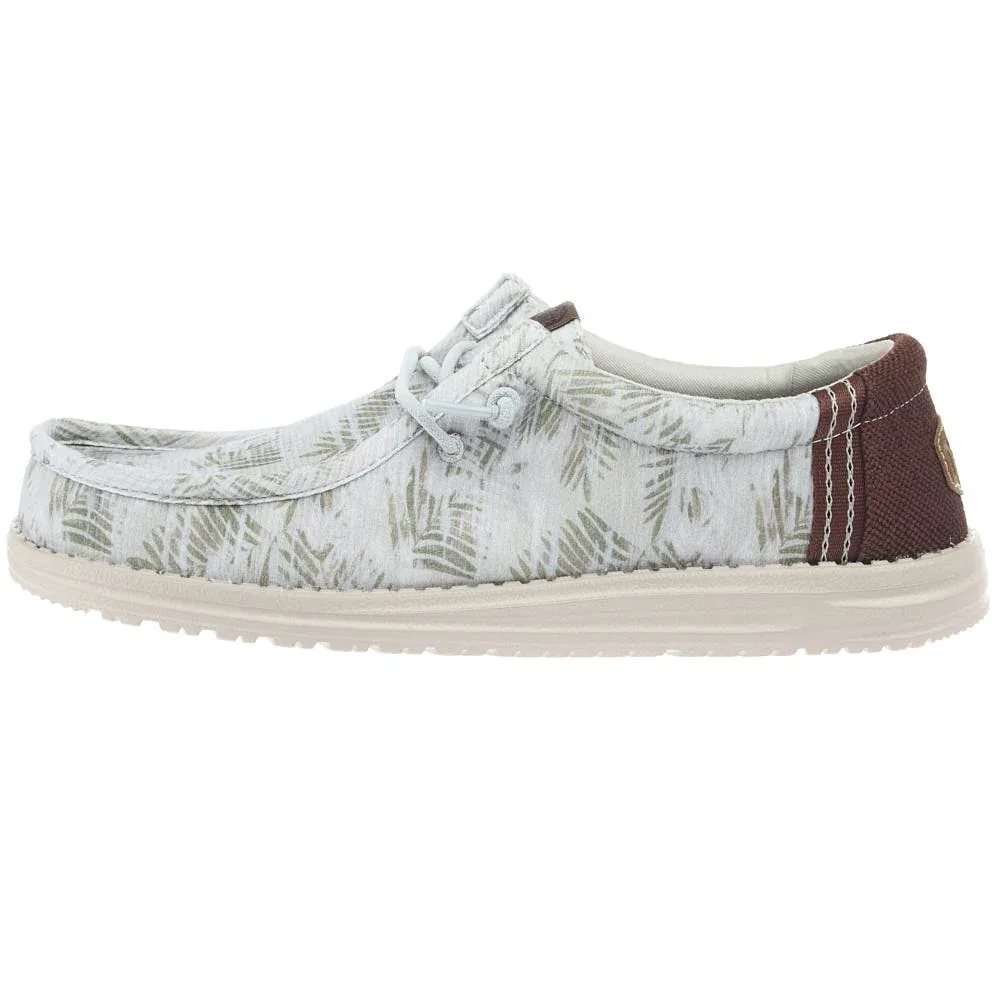 Hey Dude Men's Wally Washed Palm Harbor Green Casual - Image 2