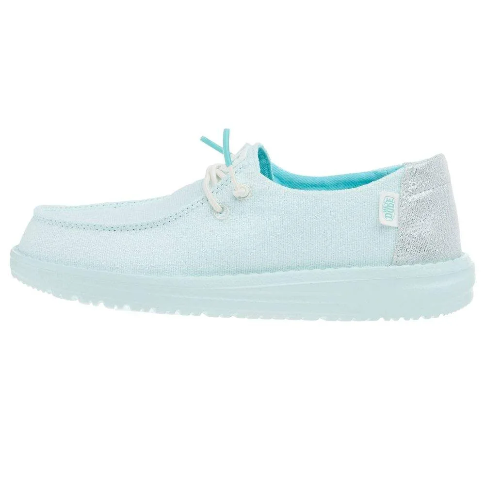 Hey Dude Wendy Youth Sugar Shine Teal - Image 2