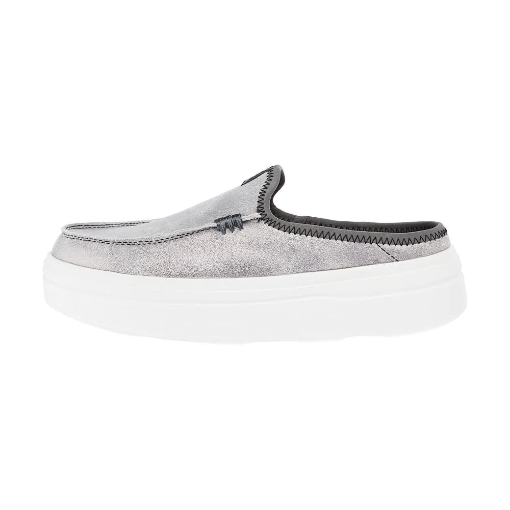 Hey Dude Women`s Austin Lift Classic Metallic Charcoal Shoes - Image 2