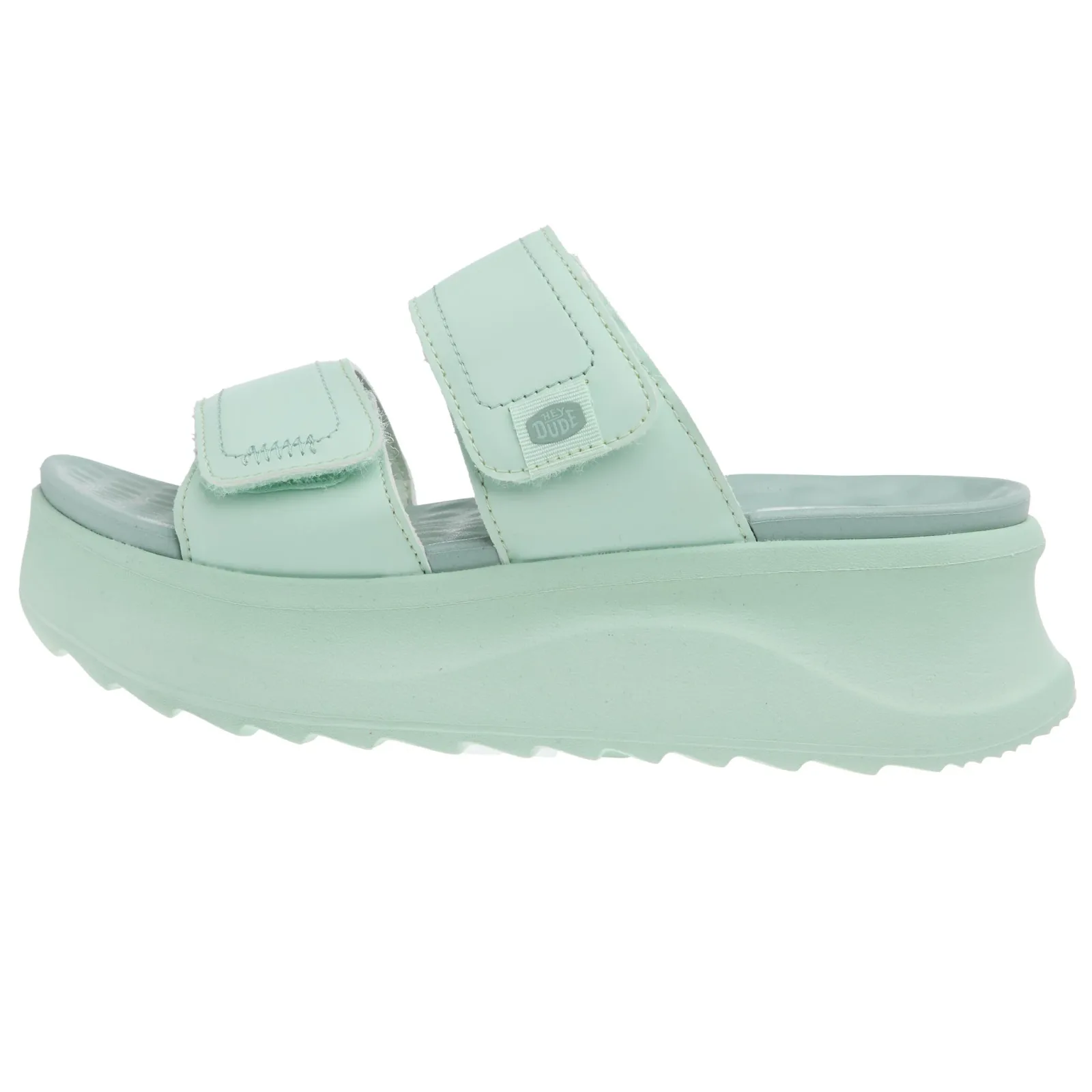 Hey Dude Women`s Delray Slide Mono Teal Sandal - Image 2