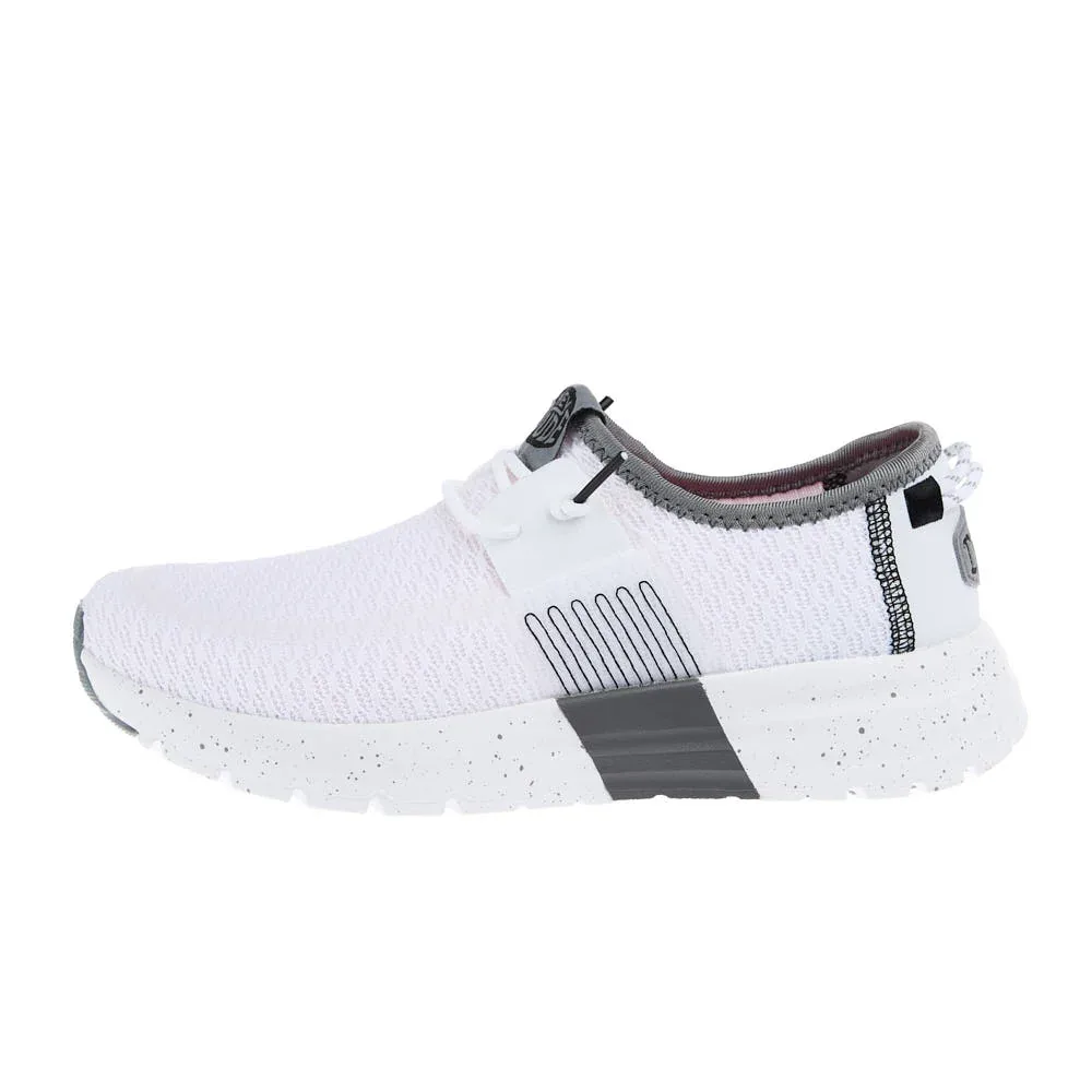 Hey Dude Women's Sirocco W Sport Stripe White Casual - Image 2