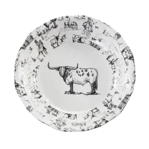 Hiend Accents Ranch Life Melamine Serving Bowl
