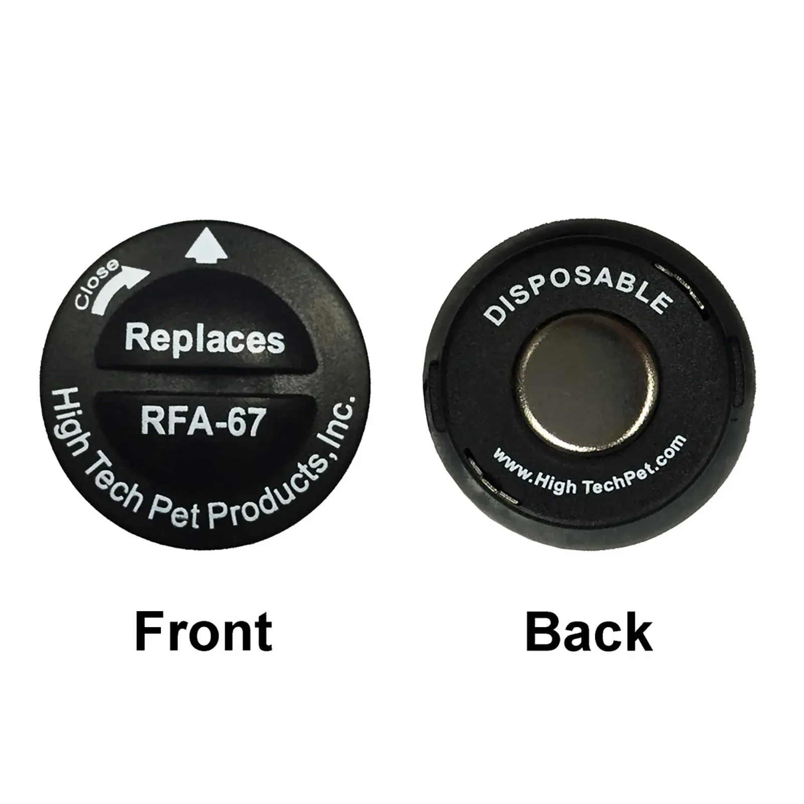 High Tech Replacement Battery for Petsafe Bark Collar Model RFA-67 6-Pack - Image 2