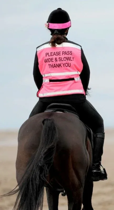 Highviz Ladies Reflect Air Waistcoat Small Pink - Image 2
