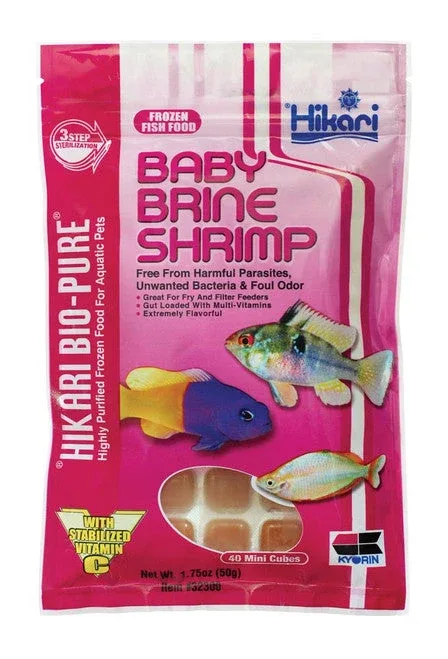 Hikari Baby Brine Shrimp Frozen Fish Food 1.75 oz SD-5 - Image 2