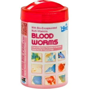 Hikari Bio-Pure Bloodworms Freeze Dried Fish Food 0.42 oz