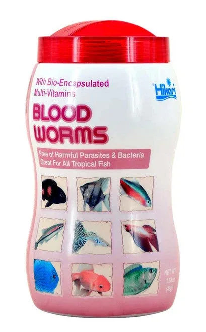 Hikari Bio-Pure Bloodworms Freeze Dried Fish Food 1.58 oz - Image 2