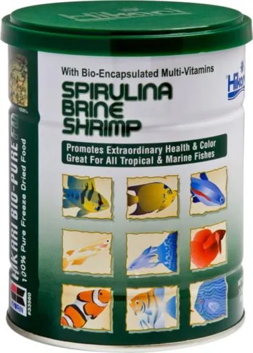 Hikari Bio-Pure Spirulina Brine Shrimp Freeze Dried Fish Food 1.76 oz - Image 2