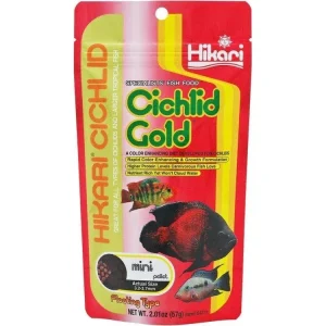 Hikari Cichlid Baby Gold Pellets Fish Food 2 oz