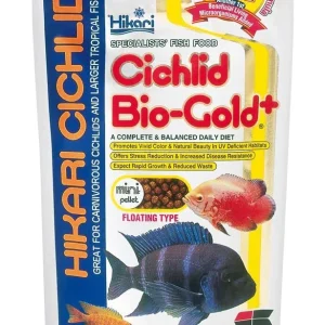 Hikari Cichlid BioGold+ Pellet Fish Food 2oz Mini