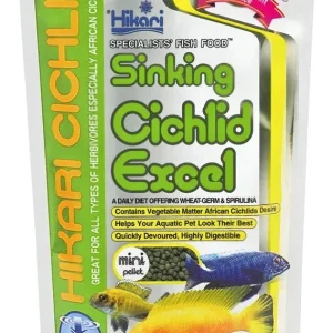 Hikari Cichlid Excel Sinking Pellets Fish Food 12 oz Mini