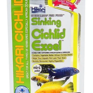 Hikari Cichlid Excel Sinking Pellets Fish Food 3.5 oz Mini