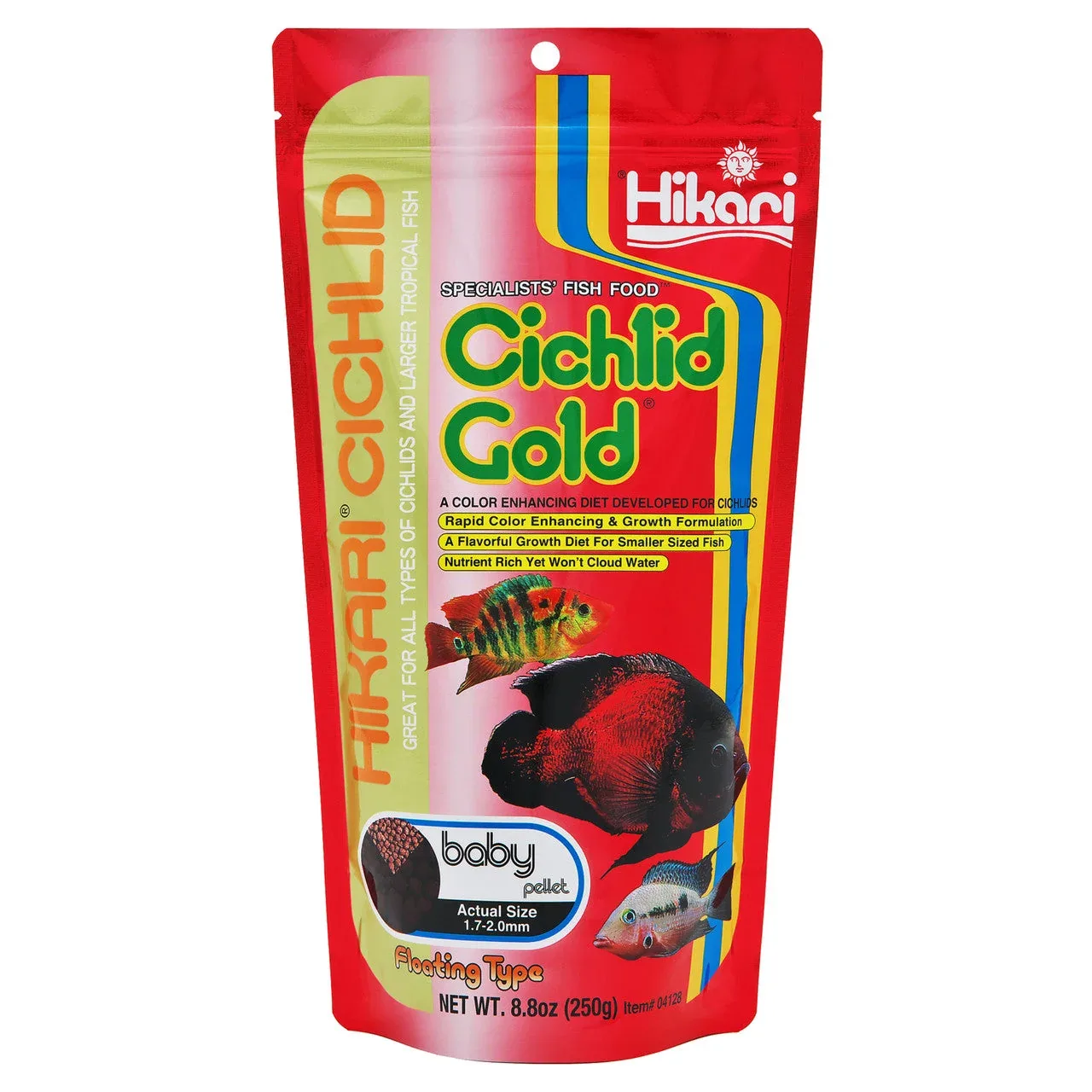 Hikari Cichlid Gold Baby Pellets Fish Food 8.8 oz Baby