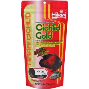 Hikari Cichlid Gold Large Pellets Fish Food 8.8oz