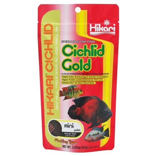 Hikari Cichlid Gold Pellets Fish Food 2oz Mini - Image 2