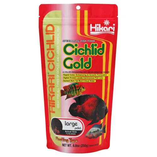 Hikari Cichlid Gold Pellets Fish Food 8.8oz LG - Image 2