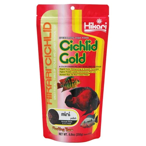 Hikari Cichlid Gold Pellets Fish Food 8.8oz Mini - Image 2