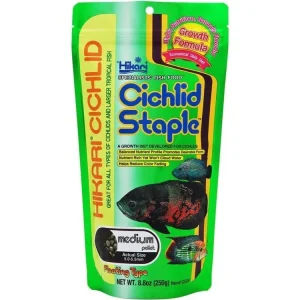 Hikari Cichlid Medium Staple Pellets Fish Food 8.8 oz