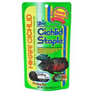 Hikari Cichlid Staple Baby Pellets Fish Food 2 oz Baby