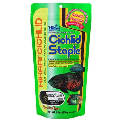 Hikari Cichlid Staple Pellets Fish Food 8.8oz MD - Image 2