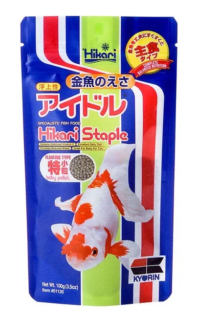 Hikari Goldfish Staple Floating Pellets Fish Food 3.5 oz Baby - Image 2