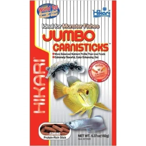 Hikari Jumbo CarniSticks Floating Fish Food 6.37 oz