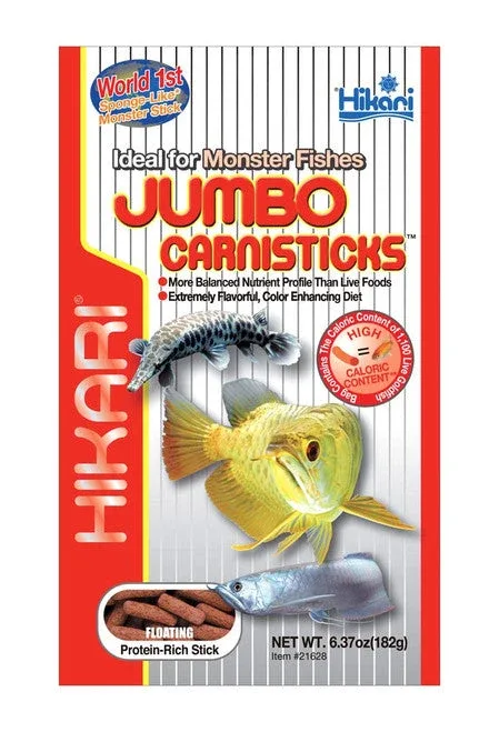 Hikari Jumbo CarniSticks? Floating Fish Food 6.37 oz Jumbo - Image 2