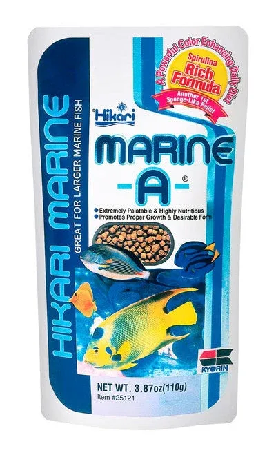 Hikari Marine A Pellets Slow Sinking Fish Food 3.87 oz - Image 2