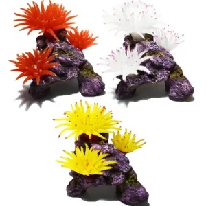 Hikari Ornament Bubbletip on Rock 3 Piece Asst Colors