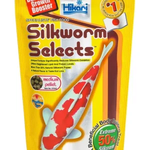 Hikari Silkworm Selects Color Boosting Pellet Fish Food for Koi 17.6oz MD (DD)
