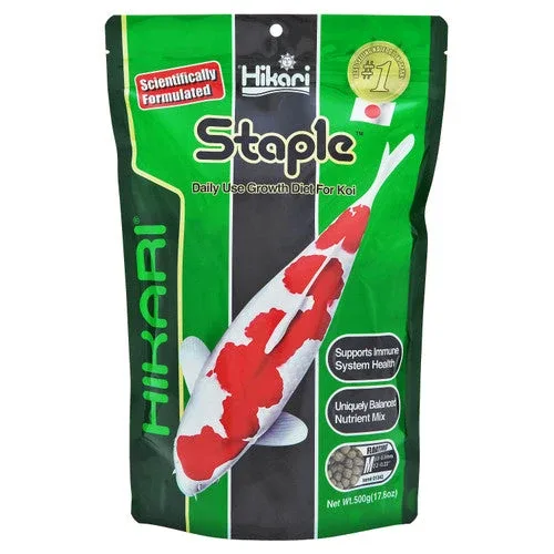 Hikari Staple Growth Formula Pellet Fish Food for Koi and Other Pond Fishes 17.6oz MD - Image 2