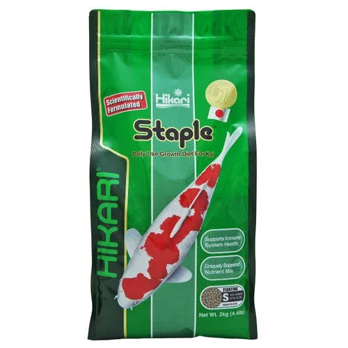 Hikari Staple Growth Formula Pellet Fish Food for Koi and Other Pond Fishes 4.4lb Mini - Image 2