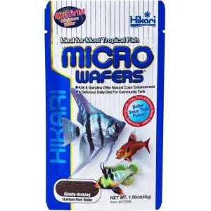 Hikari Tropical Micro Wafers Slow Sinking Wafer Fish Food 1.58 oz