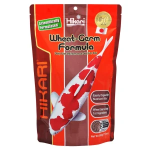 Hikari Wheat-Germ Floating Pellet Fish Food for Koi, Goldfish and Other Pond Fishes 17.6oz Mini